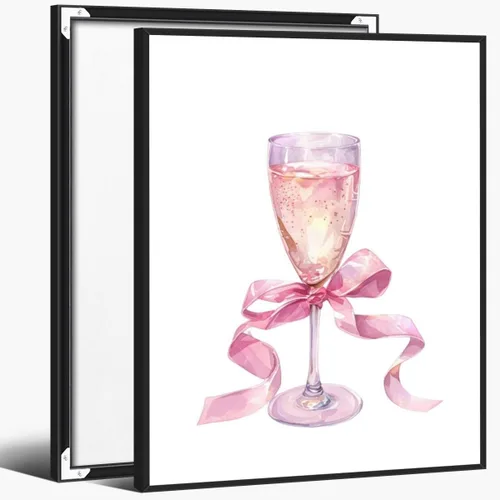Vista 13 de Heltrappe Botas de vaquera con lazo rosa costero, arte de pared, diseño de coqueta, estilo occidental, bohemio, femenino, póster femenino
