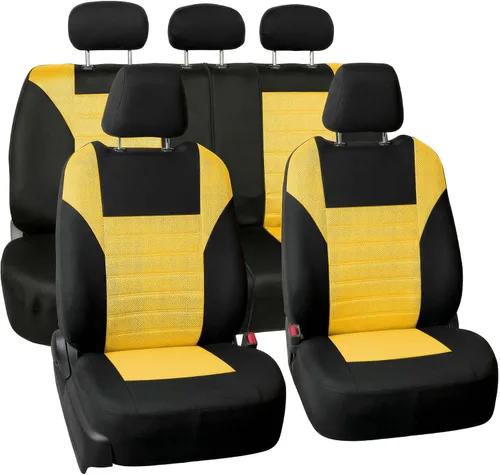 Vista 33 de FH Group Juego de fundas de asiento delantero de automóvil con malla de aire 3D premium, fundas de asiento delanteras, accesorios interiores