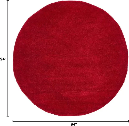 Vista 391 de Unique Loom Colección Solo - Alfombra de área Calabasas (3 pies 3 pulgadas x 5 pies 3 pulgadas, rectangular, rojo)
