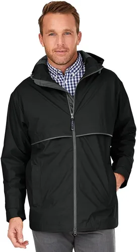 Vista 9 de Charles River New Englander - Chaqueta impermeable para hombre (tallas regulares y extensas)
