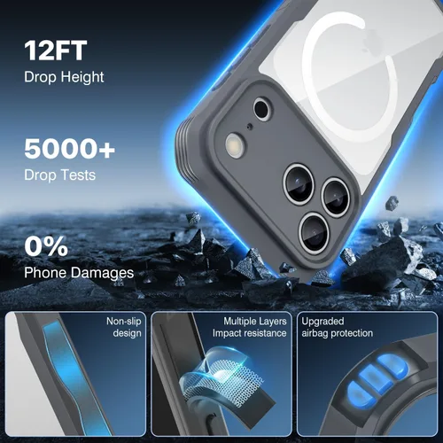 Vista 101 de CENHUFO Funda de privacidad para iPhone 11 Pro, funda de cuerpo completo con protector de pantalla de privacidad de vidrio templado 9H integrado