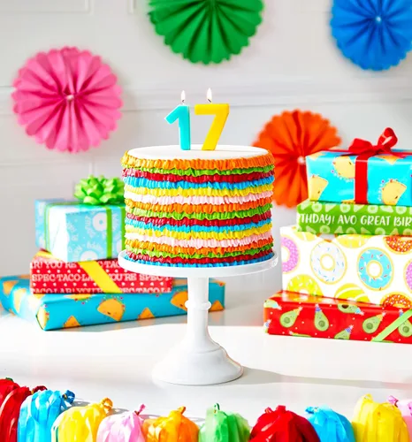 Vista 4 de American Greetings Velas de número de cumpleaños, números 0-9 (12 unidades)