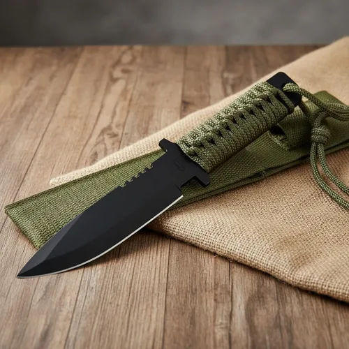 Vista 4 de SZCO Supplies Cuchillo de punta de lanza militar