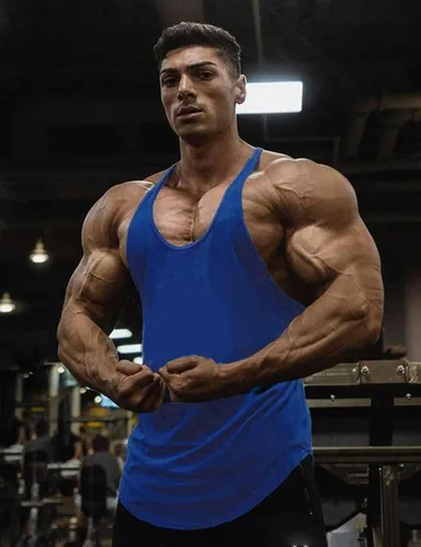 Vista 4 de Babioboa Camiseta sin mangas para hombre, 3 unidades, para entrenamiento, gimnasio, espalda en Y, muscular, camiseta sin mangas
