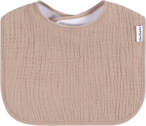 Vista 8 de Baberos unisex para bebé de muselina Gerber, pack de 8 para babeo