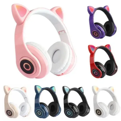 Vista 4 de Audífonos de Gatito Bluetooth 5.0