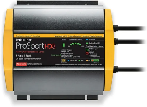 Vista 10 de ProMariner 44006 ProSport HD Cargador de batería marino impermeable, 6 amperios, 1 banco