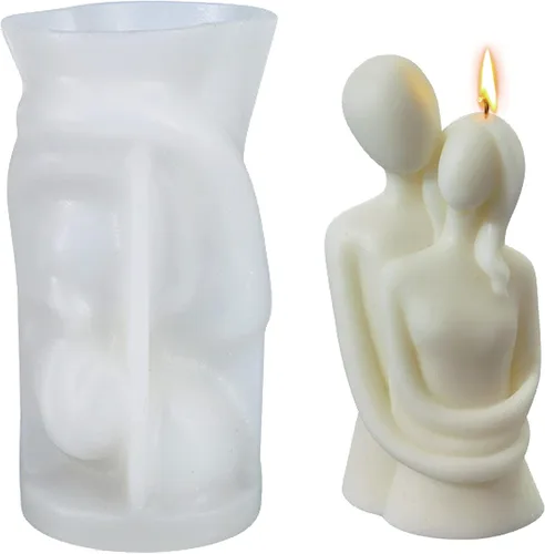 Vista 17 de Moldes de silicona para velas cruzadas, molde de fundición de resina para hacer velas religiosas, yeso de arcilla polimérica