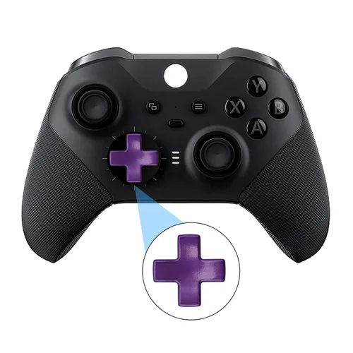 Vista 4 de 4 pcs Trigger Paddles and 2 Interchangeable D-Pads Metal Stainless Steel Replacement Parts for Elite Series 2 and Xbox one Elite Controllers