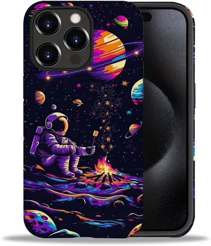 Vista 10 de CARLOCA Compatible con iPhone 12, Funda de Art Deco con patrón, TPU suave + PC duro 2 en 1, Funda protectora única con patrón, antiarañazos, TPU