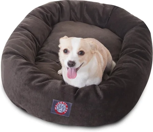 Vista 46 de Majestic Pet Villa - Cama para perros de espuma viscoelástica triturada de 32 pulgadas para perros de tamaño mediano, 32 x 23 x 7 pulgadas, cama