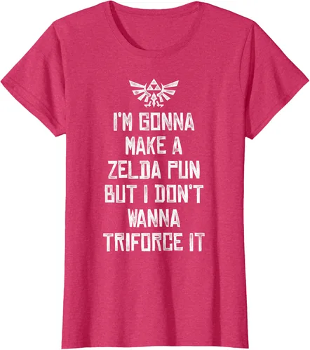 Vista 10 de Nintendo Zelda Funny Triforce It Pun - Camiseta gráfica, Negro, S