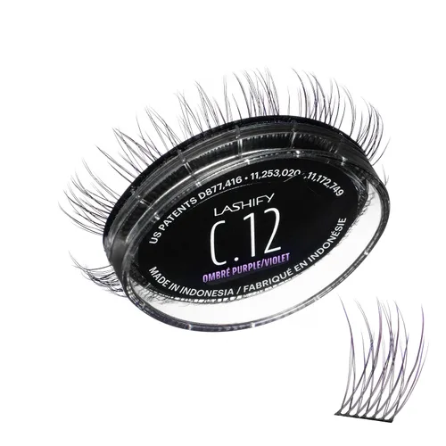 Vista 13 de Lashify Curl - Extensiones de pestañas Gossamer DIY de 0.394 pulgadas, color negro, pestañas postizas fáciles para un aspecto natural