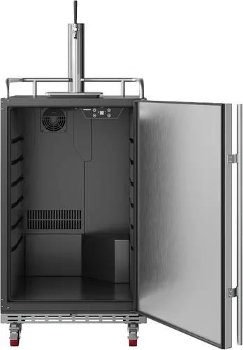 Vista 7 de EdgeStar Kegerator de un solo grifo de 24 pulgadas de ancho