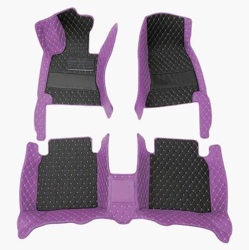 Vista 38 de Tapetes de automóvil personalizados para el 99% de modelos de vehículos, cuero, tapicería completa, color beige, rojo, rosa, azul, púrpura