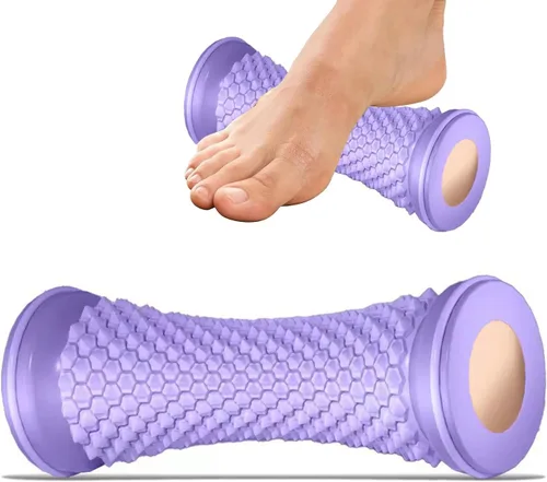Vista 8 de Rodillo de masaje de pies, entrenador manual para aliviar la fascitis plantar, dolor de talón y arco de pies y masaje de tejido profundo, masajes