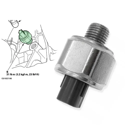 Vista 5 de Engine Knock Detonation Sensor 30530-PNA-003 Ignition Knock Detonation Sensor 30530PPLA01 for Honda for Accord Element CR-V Acura RDX RSX
