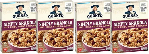 Vista 6 de Quaker Simply Granola Miel y Almendra, (paquete de 2)