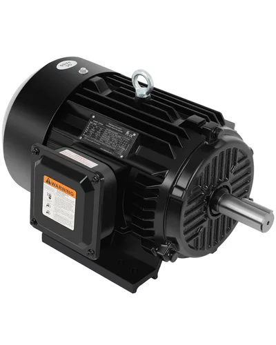 Vista 7 de Motor eléctrico 1.5HP 1750 RPM Motor trifásico de uso general 5/8 "Diámetro del eje 4 Polo 56C TEFC 60HZ 230/460V