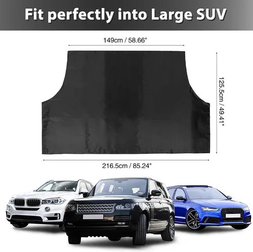 Vista 5 de X AUTOHAUX 210T Cubierta Magnética para Parabrisas de Nieve de Auto, Protección contra Escarcha y Hielo, Parasol Impermeable, Protector