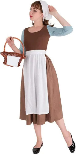 Vista 2 de Cosplay.fm Disfraz de Cinders Rags campesina para mujer