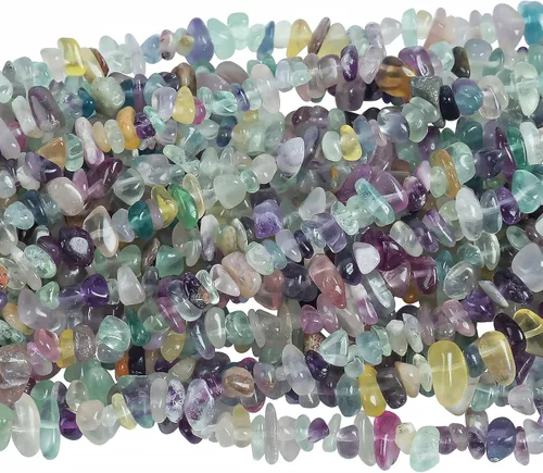 Vista 9 de Cuentas de cristal de Amazonita de 90 pulgadas de forma irregular y piedra curativa para hacer joyas