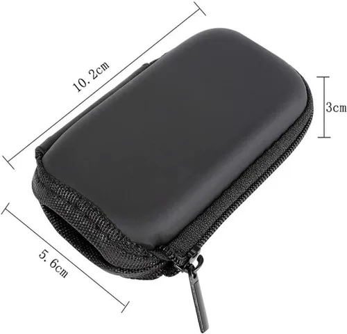 Vista 6 de Acción 2 Mini bolsa de almacenamiento portátil impermeable funda protectora a prueba de golpes Pu Box para DJI Osmo Action 2 deportes Cámara