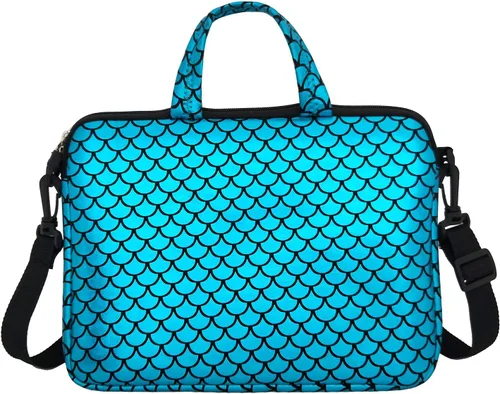 Vista 2 de Bolsa de hombro para portátil de 11.6 pulgadas, funda de mensajero para portátil de 11" 11.6" 12" 12.5 pulgadas Macbook/Portátil/Chromebook YOUDA