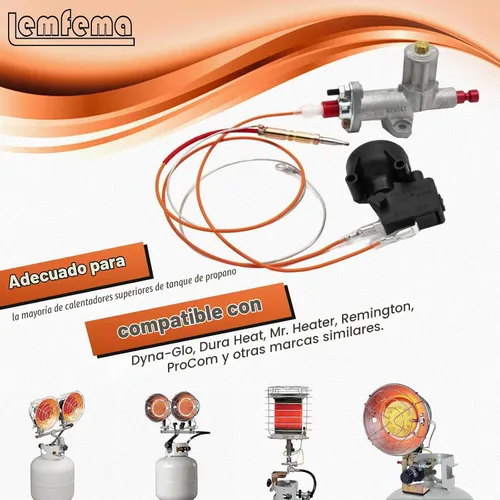 Vista 5 de Kit de reemplazo de válvula de seguridad Lemfema para control de gas