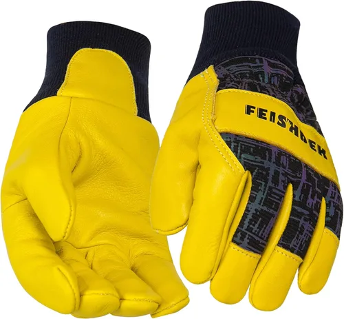 Vista 9 de Kids Winter Gloves, 3M Thinsulate Lined Warm Insulated Toddler Work Gloves with Soft Sheepskin for Cold Weather
