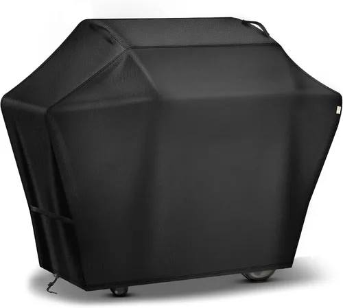 Vista 9 de Funda para parrilla de 32 pulgadas para parrilla al aire libre, impermeable, resistente a la intemperie, resistente a los rayos UV y a