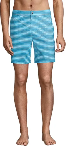 Vista 3 de Lands' End Men's Lined 7in Hybrid Swim Shorts