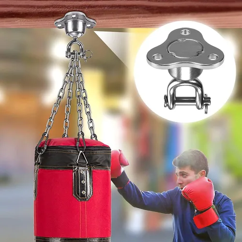 Vista 4 de SELEWARE Boxing Punching Bag Hanger, Heavy Bag Bracket Colgador de bolsas pesadas