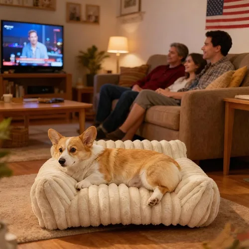 Vista 3 de Nolipaw Cozy Plush Pet Sofa, X-Small