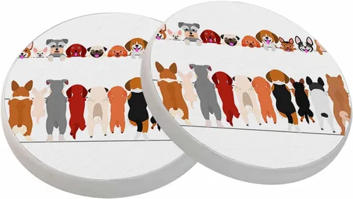Vista 27 de oFloral Juego de 2 posavasos de calavera para bebidas, diseño de rosas, flores, cultura popular, festivales, tazas, individuales para decoración