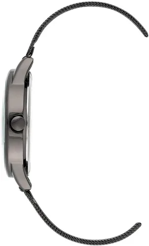 Vista 3 de Nine West Reloj de pulsera para mujer, Movimiento de cuarzo., PlateadoPlomizo