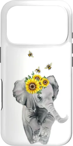 Vista 30 de Elephant Bumble bee - Sunflower Animal Lover Honey Bees Case for iPhone 17