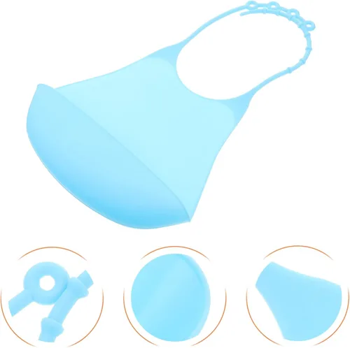 Vista 2 de Gatuida Babero de silicona para adultos, 2 uds. Babero adulto adulto bebé s pequeño s hogar de silicona para el hogar