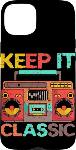 Vista 9 de Keep It Classic Radio 80s 90s Retro Vintage Cassette Player Funda para iPhone 17