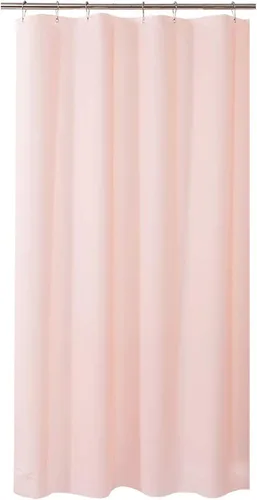 Vista 62 de AmazerBath Cortina de ducha larga de 36 x 84 pulgadas, cortina de ducha transparente de PEVA grueso resistente, cortina estrecha con 2 piedras