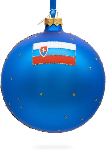 Vista 2 de Casco antiguo de Bratislava, Eslovaquia, bola de cristal, adorno de Navidad de 4 pulgadas