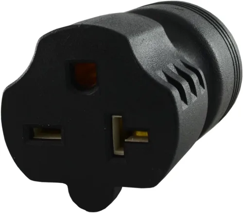 Vista 4 de Conntek 30125 NEMA L6-20P a NEMA 6-15/20R enchufe conector de bloqueo de 250 V