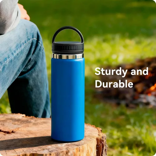 Vista 2 de Tapa para botella Hydro Flask de boca ancha de 12, 16, 18, 20, 32, 40, 64 onzas, tapa de repuesto para termo láser, frasco de hierro, Takeya y más