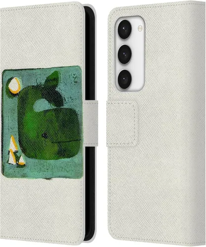 Vista 7 de Head Case Designs Officially Licensed Wyanne Quiet Creative Animals 2 Leather Wallet Case Compatible with Samsung Galaxy S23 5G