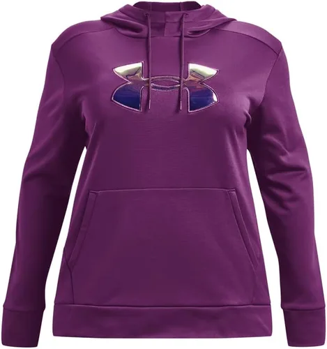 Vista 4 de Under Armour Sudadera con capucha Armourfleece con logotipo grande para mujer