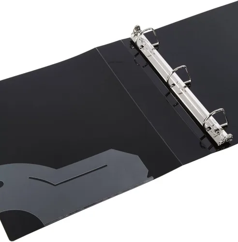Vista 3 de Filexec Products 50471-6223 - Carpeta de anillas de 1.5 pulgadas, translúcida, paquete de 6