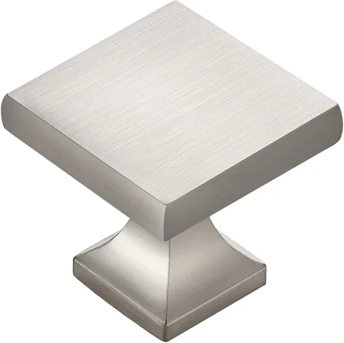 Vista 10 de Paquete de 30 manijas para gabinete de cocina color latón envejecido, accesorios de hardware para cajones y aparadores, manijas cuadradas