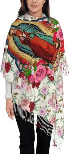 Vista 2 de LGNACELEE Bufanda de manta virgen para mujer, chales para regalos