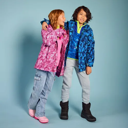 Vista 2 de Lands' End - Botas de nieve impermeables para niños - Botas de invierno aisladas con forro de vellón cálido para niños pequeños, niñas y niños