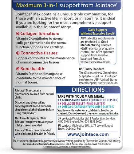 Vista 4 de Vitabiotics Jointace Max Tabletas - 84 Tabletas